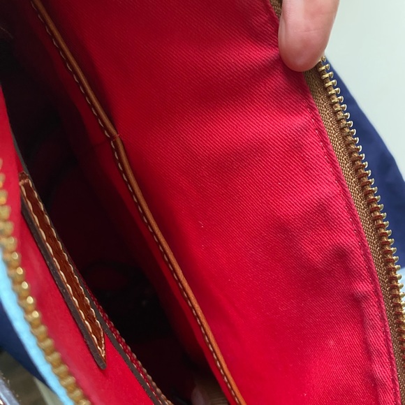 Dooney & Bourke crossbody bag large light blue - Picture 7 of 10